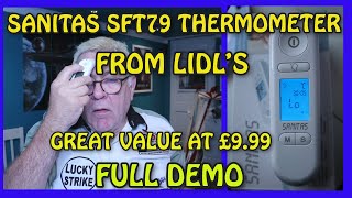 SANITAS THERMOMETER FROM LIDLFULL REVIEW [upl. by Doxia]