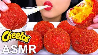 ASMR HOT CHEETOS CHEESE BALLS amp FRIED CHICKEN TENDERS CRUNCHY EATING SOUNDS ASMR Phan [upl. by Yeldar]