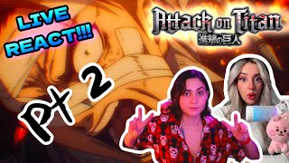 THATS HOW IT ENDED AOT FINALE LIVE REACT with OhimeTenshi PT 2 THE END [upl. by Amri]