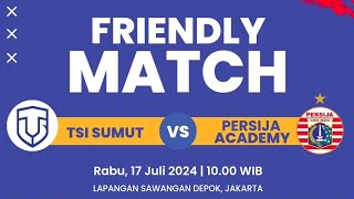 Friendly Match Academy Persija VS TSI Sumut U14 [upl. by Narahs577]