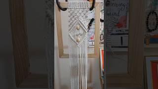 EASY Framed Macrame Wall Hanging macramemacrameartmacramedecormacramewallhangingmacramemaker [upl. by Oeramed]