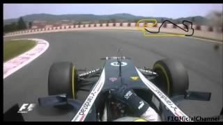 Formula 1 Spanish 2012 Maldonado Pole Lap Onboard HD [upl. by Annail363]