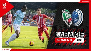 20 kārta FK Liepāja 00 Riga FC Labākie momenti [upl. by Irrek]