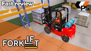 Forklift Simulator  Fast review [upl. by Olegnalehcim707]