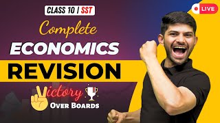 Live Marathon Complete Economics  Complete Revision Class 10 SST  Digraj Sir [upl. by Dede]