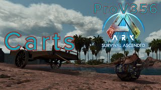 Ark Survival Ascended Carts all Tames able [upl. by Lib623]