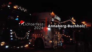 Lichterfest 2024 in AnnabergBuchholz Erzgebirge  4k [upl. by Olecram]