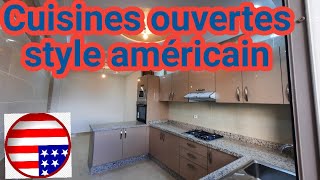 appartements équipés de cuisines avec espace ouvert👉🇺🇲style américain شقق بمطبخ مفتوح آستايل أمركي [upl. by Pillihpnhoj]