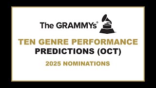 Grammys 2025  10 Genre Performance Categories in Under 2 Minutes [upl. by Azal70]