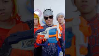 Joker và Harley đấu với Siêu anh hùng Người nhện funny Short Cosplay [upl. by Danialah374]