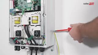 Installing the StorEdge three phase inverter [upl. by Jaala]