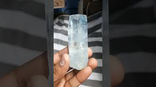 Real Aqua Marine Rough weight 94 gram gemstonebeauty gems viralshorts viralreels [upl. by Yrem]