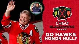 Will the Chicago Blackhawks wear a No 9 jersey patch for Bobby Hull  CHGO Blackhawks Podcast [upl. by Flavio]