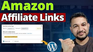 How to Add Amazon Affiliate links in WordPress Website Step By Step [upl. by Rehpotsirhcnhoj]