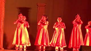 Saraswati Vandana performed at Antarang 2016 with Aakruti Kathak Kendra [upl. by Hershell]