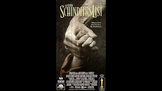 Opening to Schindler’s List 1994 VHS [upl. by Laurice25]