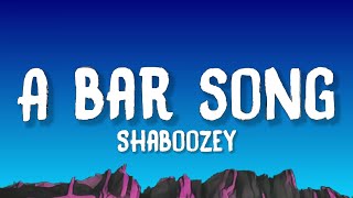 Shaboozey  A Bar Song Tipsy Lyrics [upl. by Rawdon725]