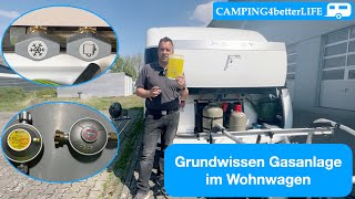 Camping  Tipp Grundwissen Gasanlage im Wohnwagen [upl. by Janna311]