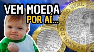 CONFIRMADA MOEDA 30 ANOS DO REAL 2024 [upl. by Voss752]