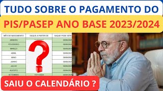 PIS PASEP 2024 Quando Será Feito O Pagamento Do PIS PASEP  Quem Poderá Receber O Abono Qual Data [upl. by Kay900]