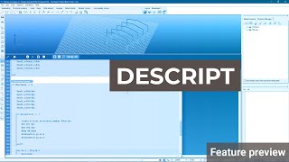 Descript  Internal scripting feature preview [upl. by Gwenni]