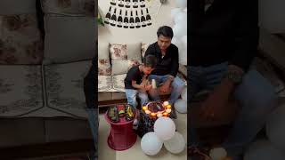 bum bum bole masti dole  papa birthday celebration youtubeshort birthdaycake shortsviral [upl. by Neerehs]