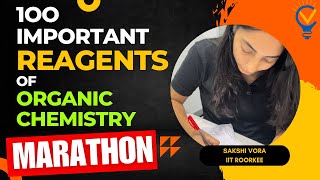 100 MOST IMPORTANT Reagents for ORGANIC CHEMISTRY MARATHON 🚀for JEE MAINS jeemains jee jee2024 [upl. by Artenehs]