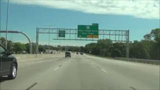 Nebraska  Interstate 680 NorthEast  Mile Marker 0 to 13 Full Length [upl. by Atiuqaj289]