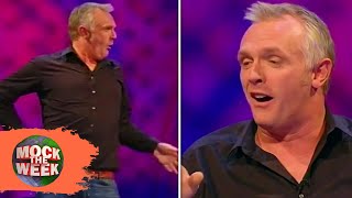 Greg Davies Camp Teacher Walk  Mock The Week [upl. by Lauter]