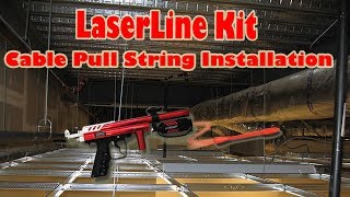 LaserLine Pull String Installation Tool Kit for cabling  Unboxing and Demo [upl. by Libenson3]