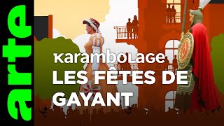 Les fêtes de Gayant  Karambolage  ARTE [upl. by Rednasela]