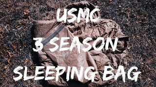 USMC 3 Season Sleeping Bag [upl. by Ahsienet907]