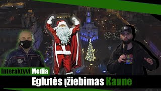 Kalėdinės eglutės įžiebimas Kaune [upl. by Karola68]