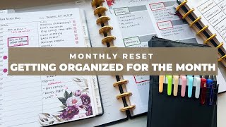 Monthly Reset in my 6 planners plannersetup monthlyreset [upl. by Clark]