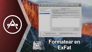 Formatear dispositivo de almacenamiento masivo en Mac ExFat [upl. by Alyakcm]