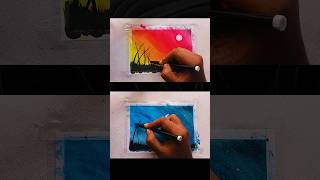 SUN amp MOON  Which is your favorite sun moon art colour drawingtutorial [upl. by Padriac]