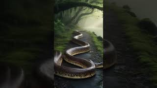 Python snake nature scary snake naturescenery animals pythonsnake amazing wowmoment [upl. by Trakas607]