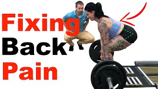 Deadlifting With Back Pain EVALUATION amp FIX [upl. by Yrot]