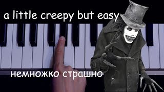 The Babadook Song  one finger EASY piano tutorial melodica tutorial [upl. by Baumann]