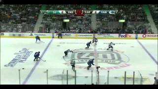 Kevin Bieksa Breakaway Goal 51811 HD [upl. by Ggerg]