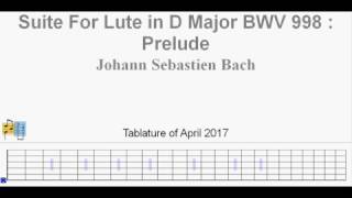 Prelude BWV 998 [upl. by Ahusoj]