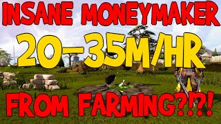 Runescape 3  2035mHr Moneymaking Guide FARMING SPIRITWEEDS [upl. by Beedon]