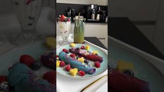 Frühstück für meinen Mann 🥰🌈 wer hätte gerne auch ein 🌈 Frühstück frühstück regenbogen essen [upl. by Lassiter778]