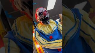 This Clown’s Creepy Secret Revealed 🎃 shorts animatronics [upl. by Nomannic881]