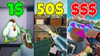 Worlds CHEAPEST Vs most EXPENSIVE Hacks in Rainbow Six Siege [upl. by Aitetel]