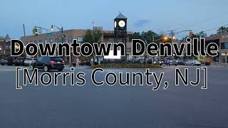 4K Downtown Denville North Jersey Towns [upl. by Llemart]