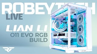 3600 White Gaming PC Build in the Lian Li o11 EVO RGB i7 14700K  STRIX 4080 [upl. by Hilaria]