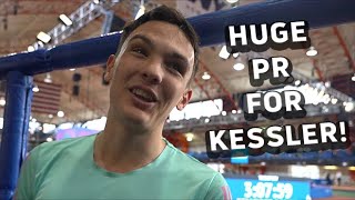 Hobbs Kessler Sets Huge New PR In Wanamaker Mile At Millrose Games [upl. by Enael]