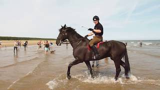 Holkham Beach Ride 2017  The Life Guards [upl. by Nnylamme60]