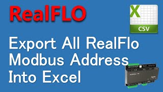 SCADAPack  Export Modbus Addresses Used By RealFlo In SCADAPack [upl. by Milo374]